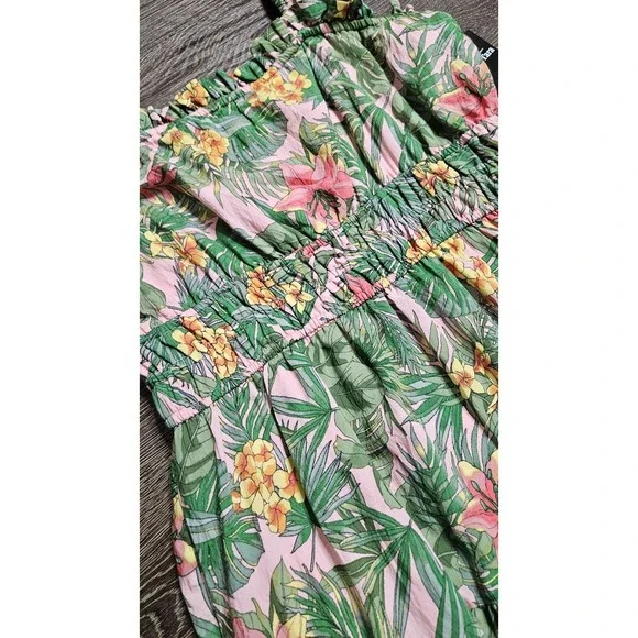 Maison Tara Tiered Midi Dress Women's Green 14 - Picture 6 of 10